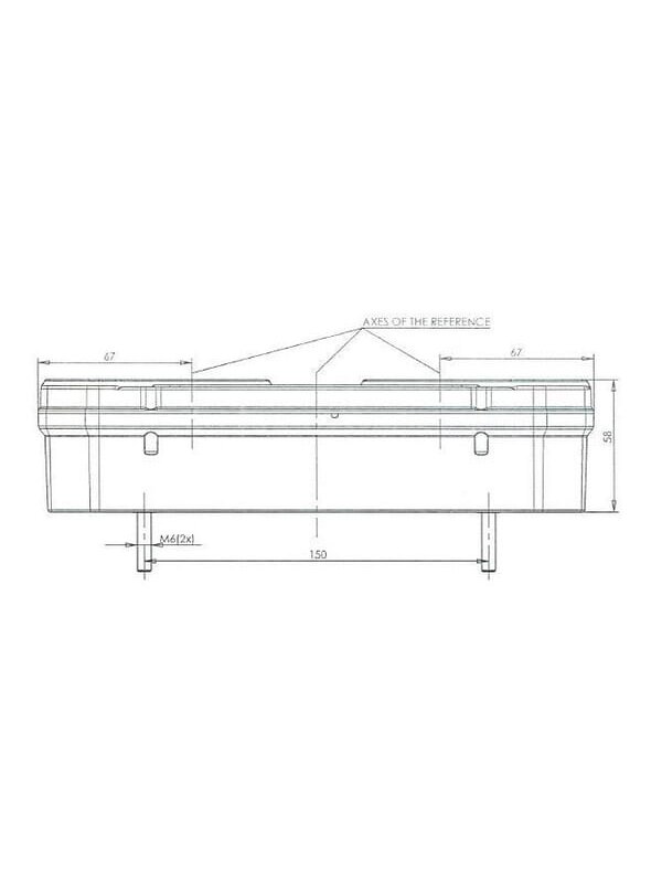 Daugiafunkcinis galinis LH žibintas Halogeninis, stačiakampis, 12/24V, 242x134x58mm, 5 kontaktų, Kramp 4 Daugiafunkcinis galinis LH žibintas Halogeninis, stačiakampis, 12/24V, 242x134x58mm, 5 kontaktų, Kramp 4