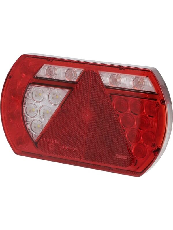 Daugiafunkcinis galinis LH žibintas LED, SMART, 12 V, 236x140x24,3 mm, 6 kontaktų bajonetas, Kramp Daugiafunkcinis galinis LH žibintas LED, SMART, 12 V, 236x140x24,3 mm, 6 kontaktų bajonetas, Kramp