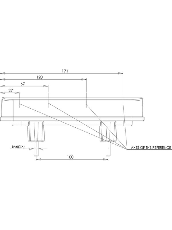 Daugiafunkcinis galinis LH žibintas LED, stačiakampis, 12-24V, 200.5x85x40mm, Kramp 6 Daugiafunkcinis galinis LH žibintas LED, stačiakampis, 12-24V, 200.5x85x40mm, Kramp 6