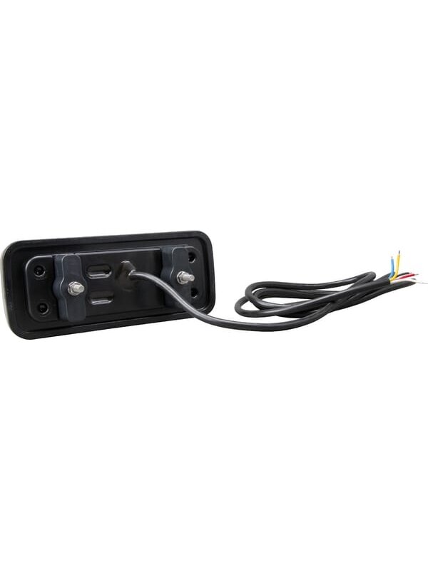 Daugiafunkcinis galinis LH žibintas LED, stačiakampis, 12-24V, 200.5x85x40mm, Kramp 3 Daugiafunkcinis galinis LH žibintas LED, stačiakampis, 12-24V, 200.5x85x40mm, Kramp 3