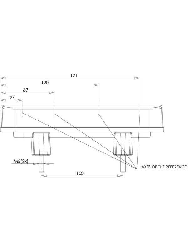 Daugiafunkcinis galinis LH žibintas LED, stačiakampis, 12-24V, 200.5x85x40mm, Kramp 6 Daugiafunkcinis galinis LH žibintas LED, stačiakampis, 12-24V, 200.5x85x40mm, Kramp 6