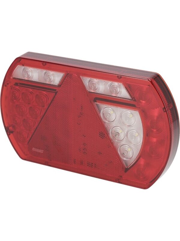 Daugiafunkcinis galinis RH žibintas LED, 12 V, 236x140x24,3 mm, 6 kontaktų bajonetas, Kramp Daugiafunkcinis galinis RH žibintas LED, 12 V, 236x140x24,3 mm, 6 kontaktų bajonetas, Kramp