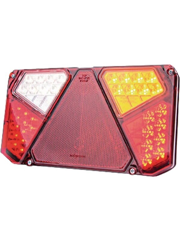 Daugiafunkcinis galinis RH žibintas LED, stačiakampis, 12-24 V, 242x134x36,5 mm, 7 kontaktų, Kramp Daugiafunkcinis galinis RH žibintas LED, stačiakampis, 12-24 V, 242x134x36,5 mm, 7 kontaktų, Kramp
