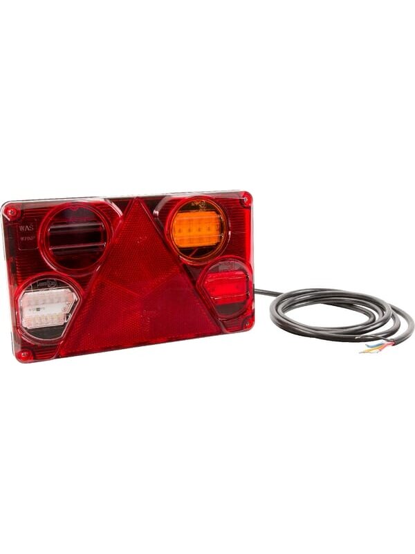 Daugiafunkcinis galinis RH žibintas LED, stačiakampis, 12-24V, 232x142x59mm, Kramp 5 Daugiafunkcinis galinis RH žibintas LED, stačiakampis, 12-24V, 232x142x59mm, Kramp 5