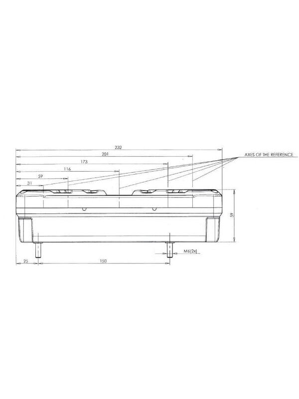 Daugiafunkcinis galinis RH žibintas LED, stačiakampis, 12-24V, 232x142x59mm, Kramp 6 Daugiafunkcinis galinis RH žibintas LED, stačiakampis, 12-24V, 232x142x59mm, Kramp 6