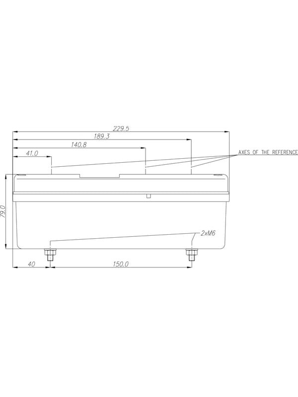Daugiafunkcinis galinis RH žibintas stačiakampis, 12/24V, 229.5x110x79mm, gopart 5