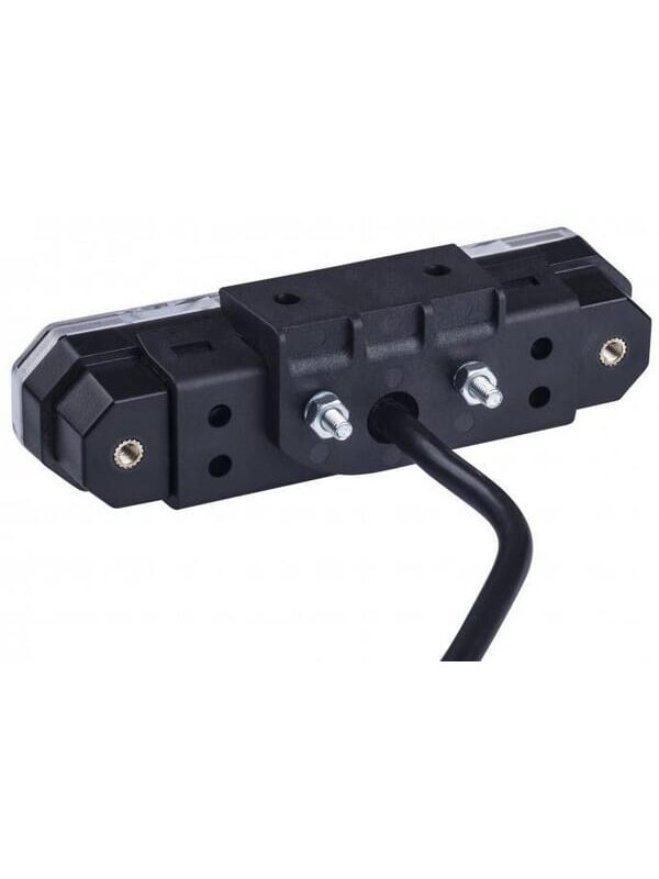 Dienos šviesos diodas LED, 6/6W, stačiakampis, 12/24V, baltos spalvos, 120,5x31,7x32 mm, 4 LED, Kramp 1
