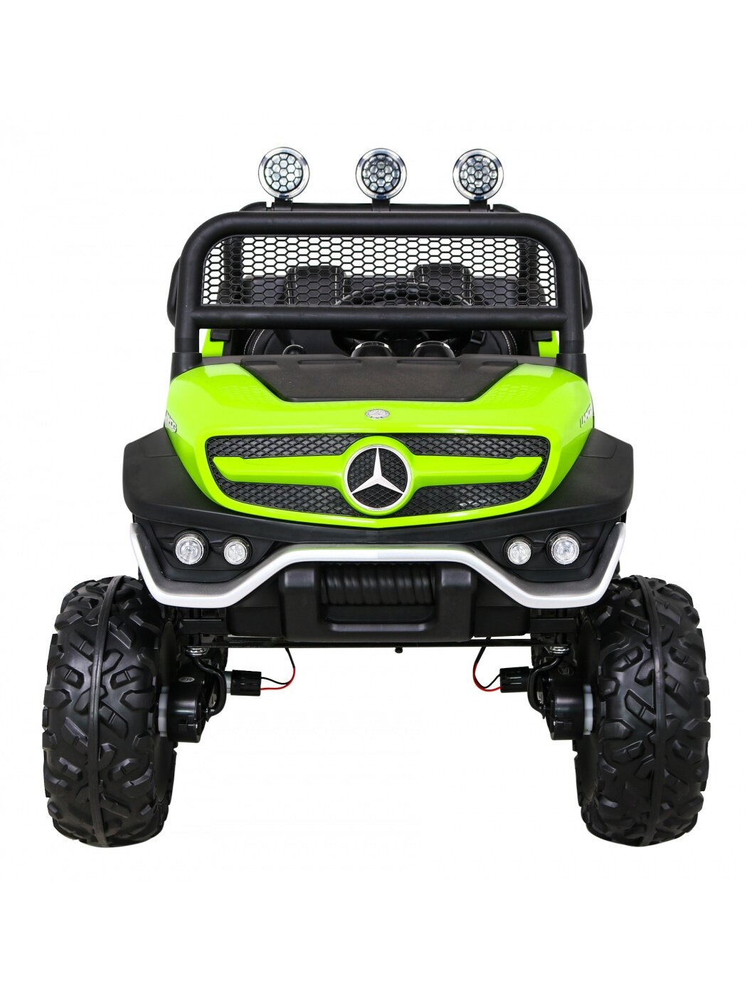 Elektromobilis vaikams Mercedes BENZ UNIMOG Green 2