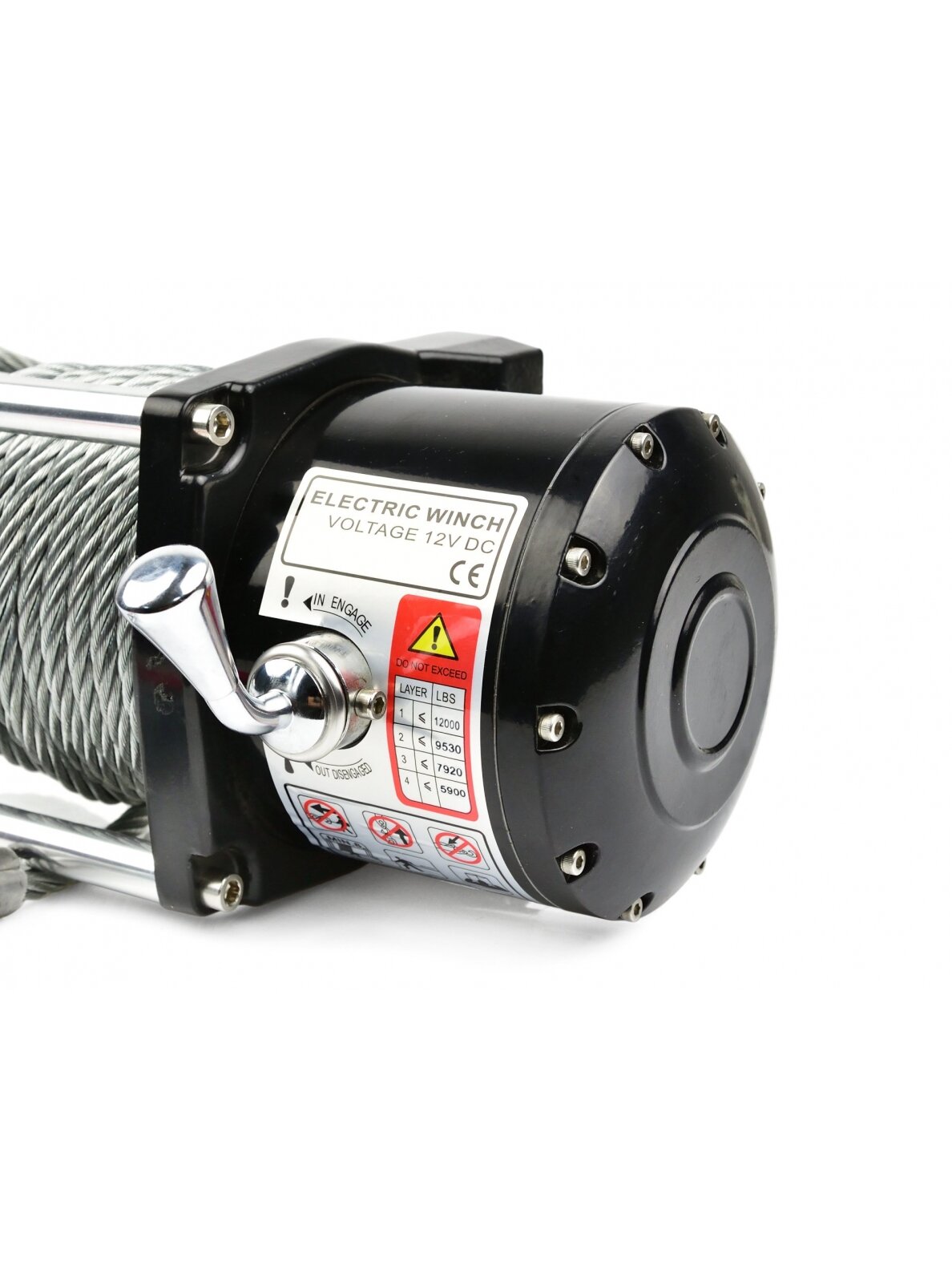 Elektrinė gervė 12V 12000LB 5 Elektrinė gervė 12V 12000LB 5