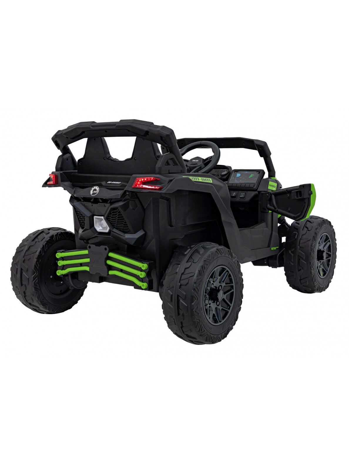 Elektromobilis vaikams ATV CAN-AM Maverick Green 6 Elektromobilis vaikams ATV CAN-AM Maverick Green 6