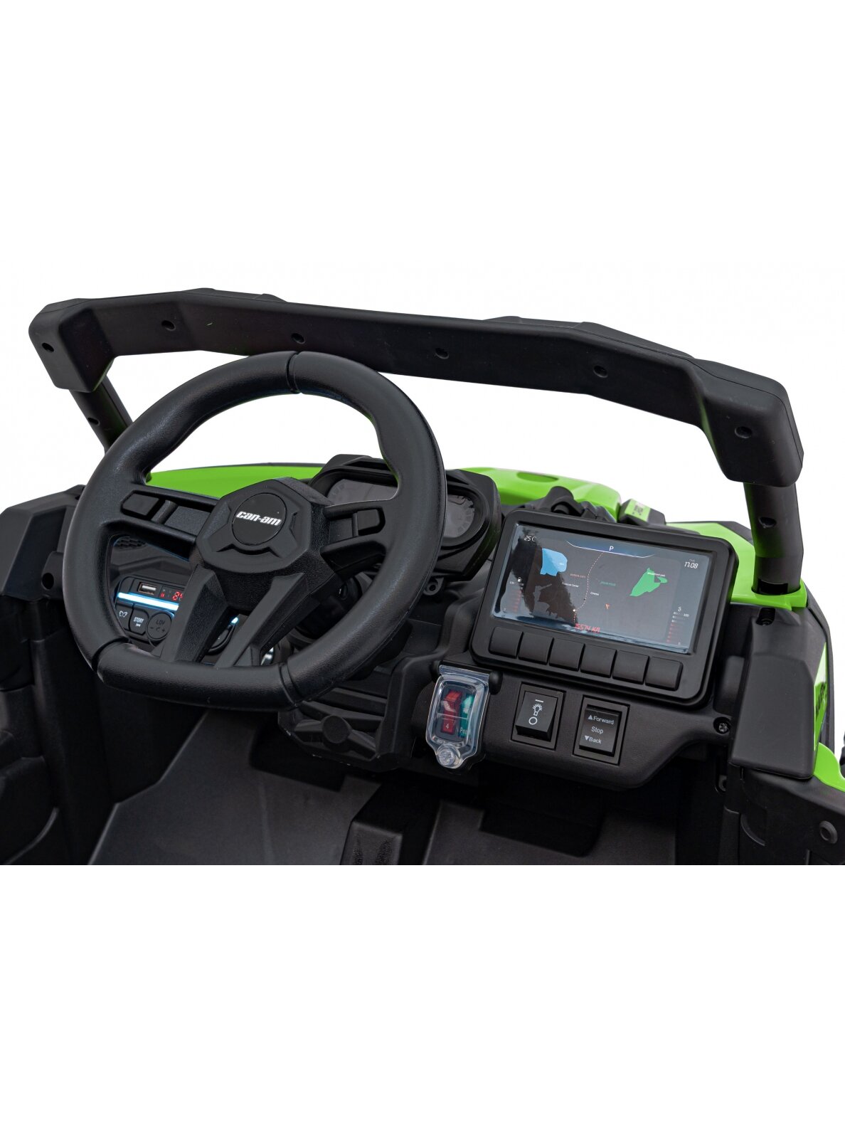 Elektromobilis vaikams ATV CAN-AM Maverick Green 8 Elektromobilis vaikams ATV CAN-AM Maverick Green 8