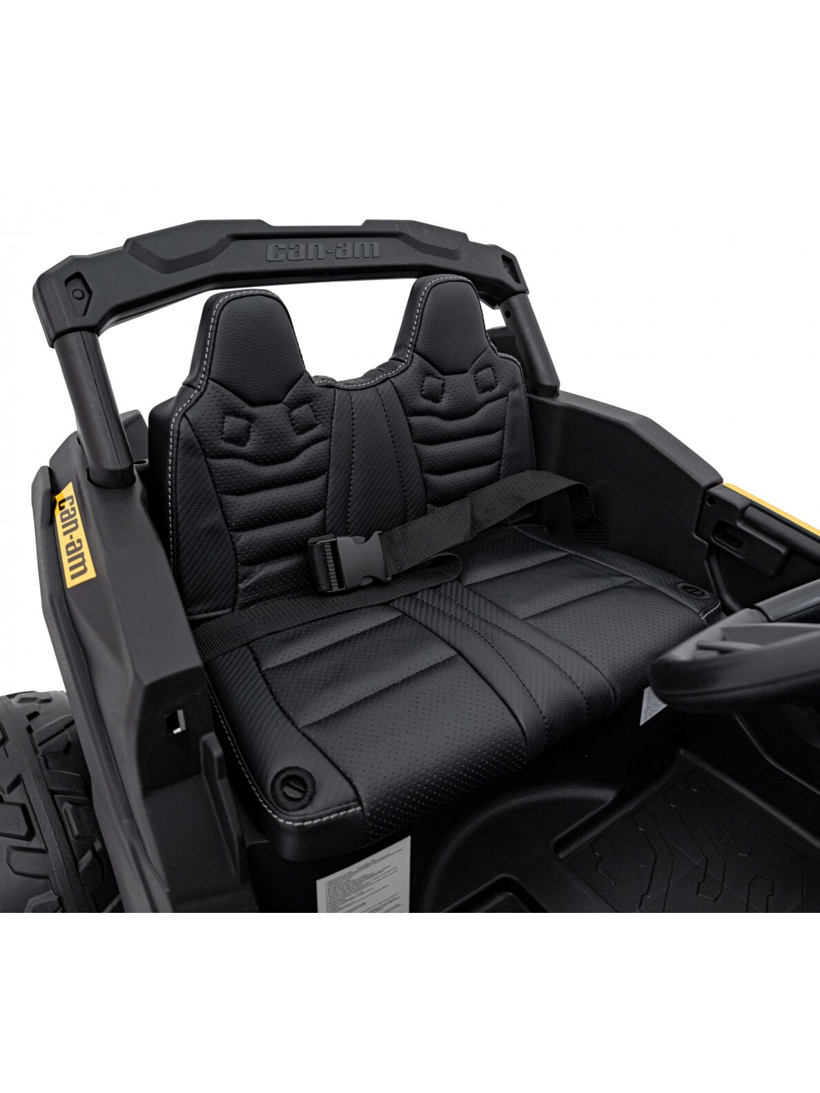 Elektromobilis vaikams ATV CAN-AM Maverick Yellow 16 Elektromobilis vaikams ATV CAN-AM Maverick Yellow 16