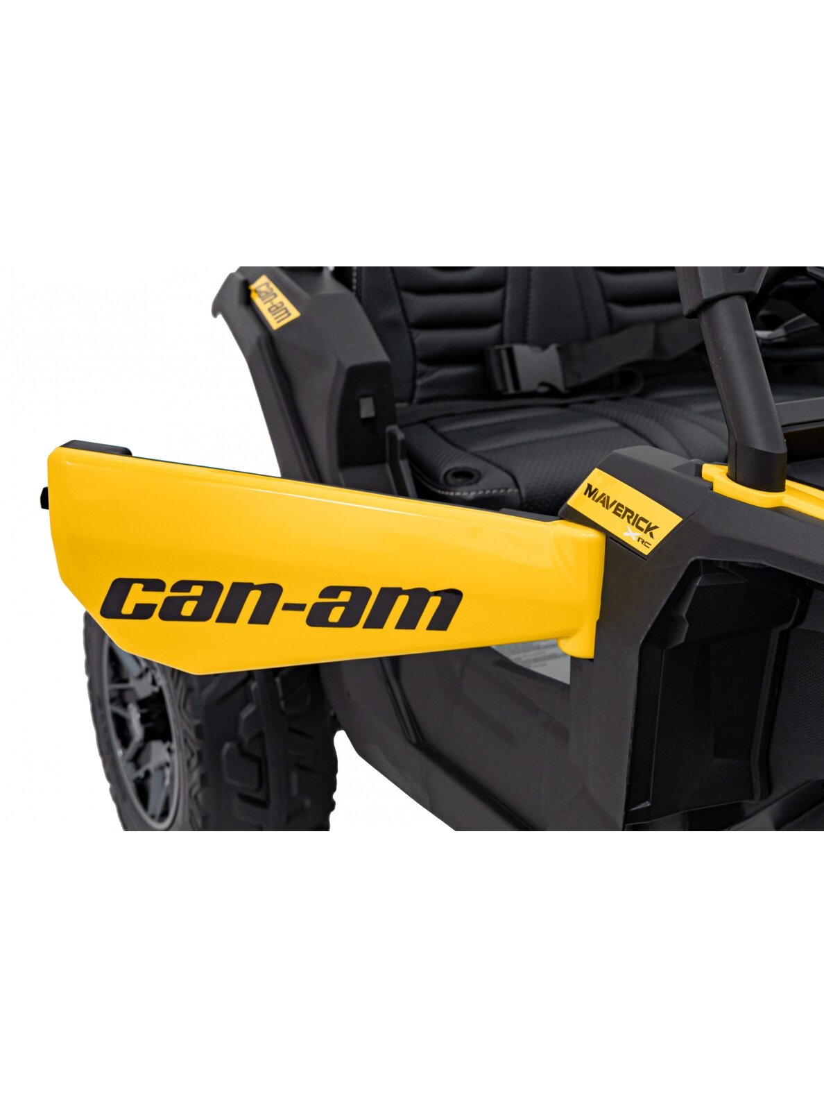 Elektromobilis vaikams ATV CAN-AM Maverick Yellow 17 Elektromobilis vaikams ATV CAN-AM Maverick Yellow 17