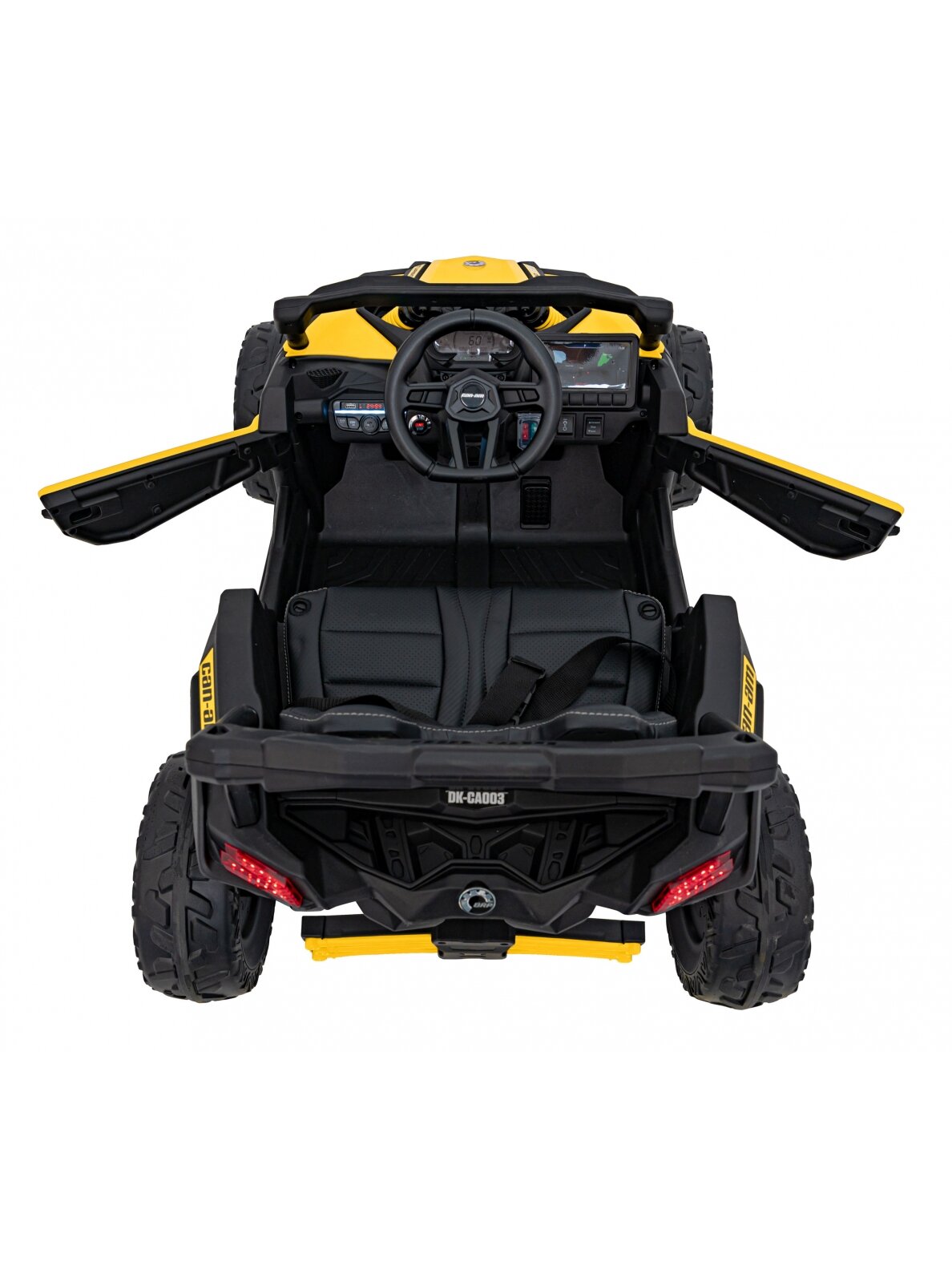 Elektromobilis vaikams ATV CAN-AM Maverick Yellow 7 Elektromobilis vaikams ATV CAN-AM Maverick Yellow 7