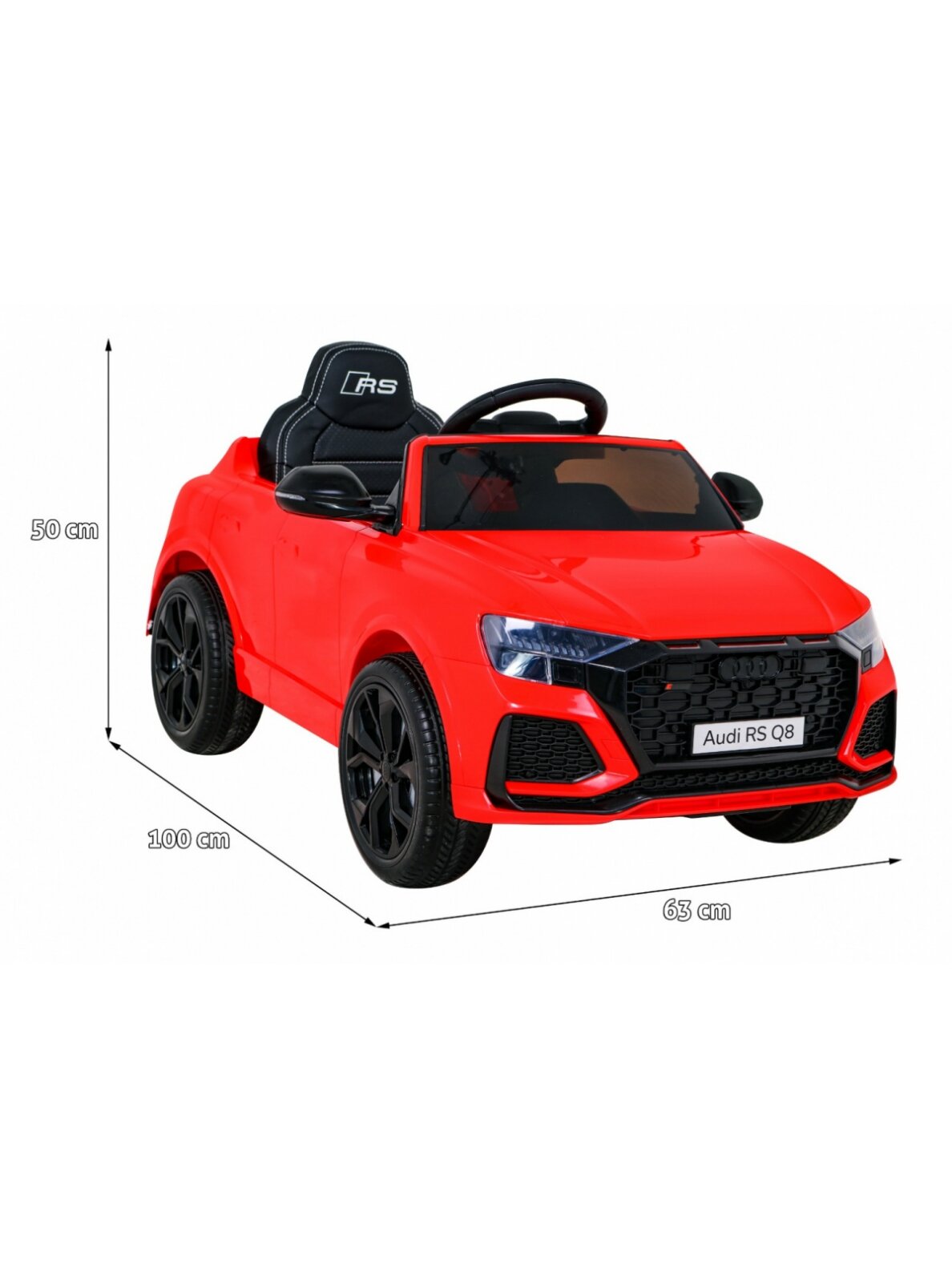 Elektromobilis vaikams Audi RS Q8 Red 1