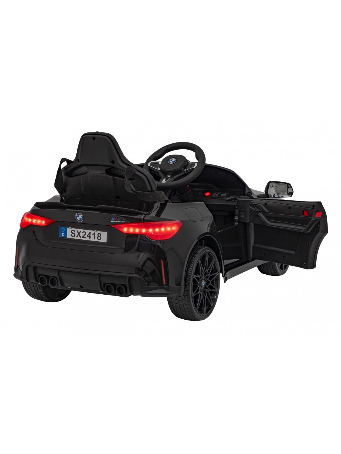 Elektromobilis vaikams BMW M4 Black 8 Elektromobilis vaikams BMW M4 Black 8