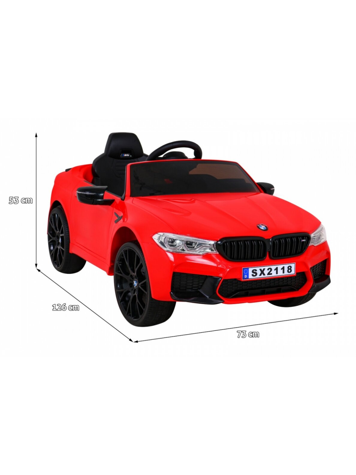 Elektromobilis vaikams BMW M5 DRIFT Red 1