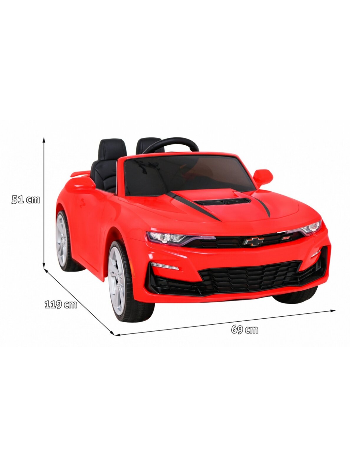 Elektromobilis vaikams Chevrolet CAMARO 2SS Red 1