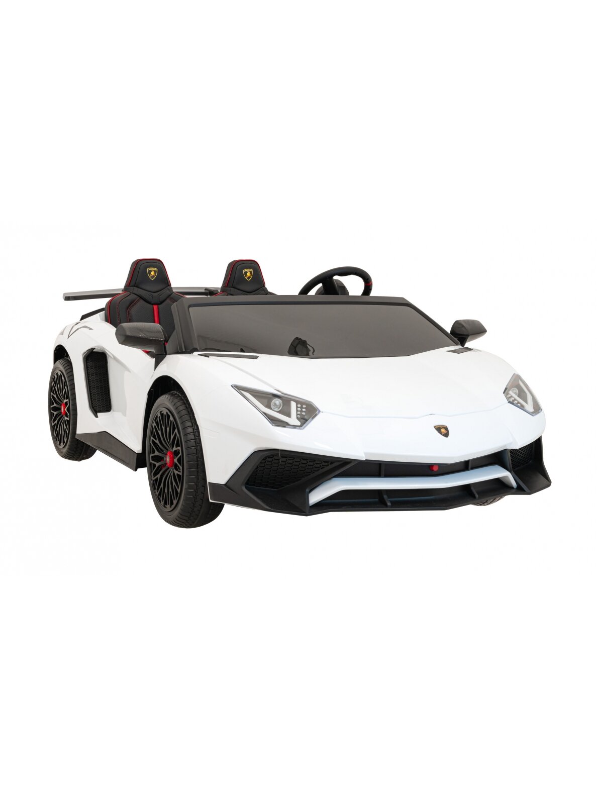 Elektromobilis vaikams Lamborghini Aventador SV White 2 Elektromobilis vaikams Lamborghini Aventador SV White 2