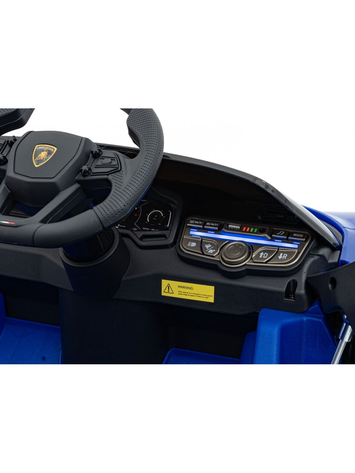 Elektromobilis vaikams Lamborghini Revuelto Blue 14 Elektromobilis vaikams Lamborghini Revuelto Blue 14