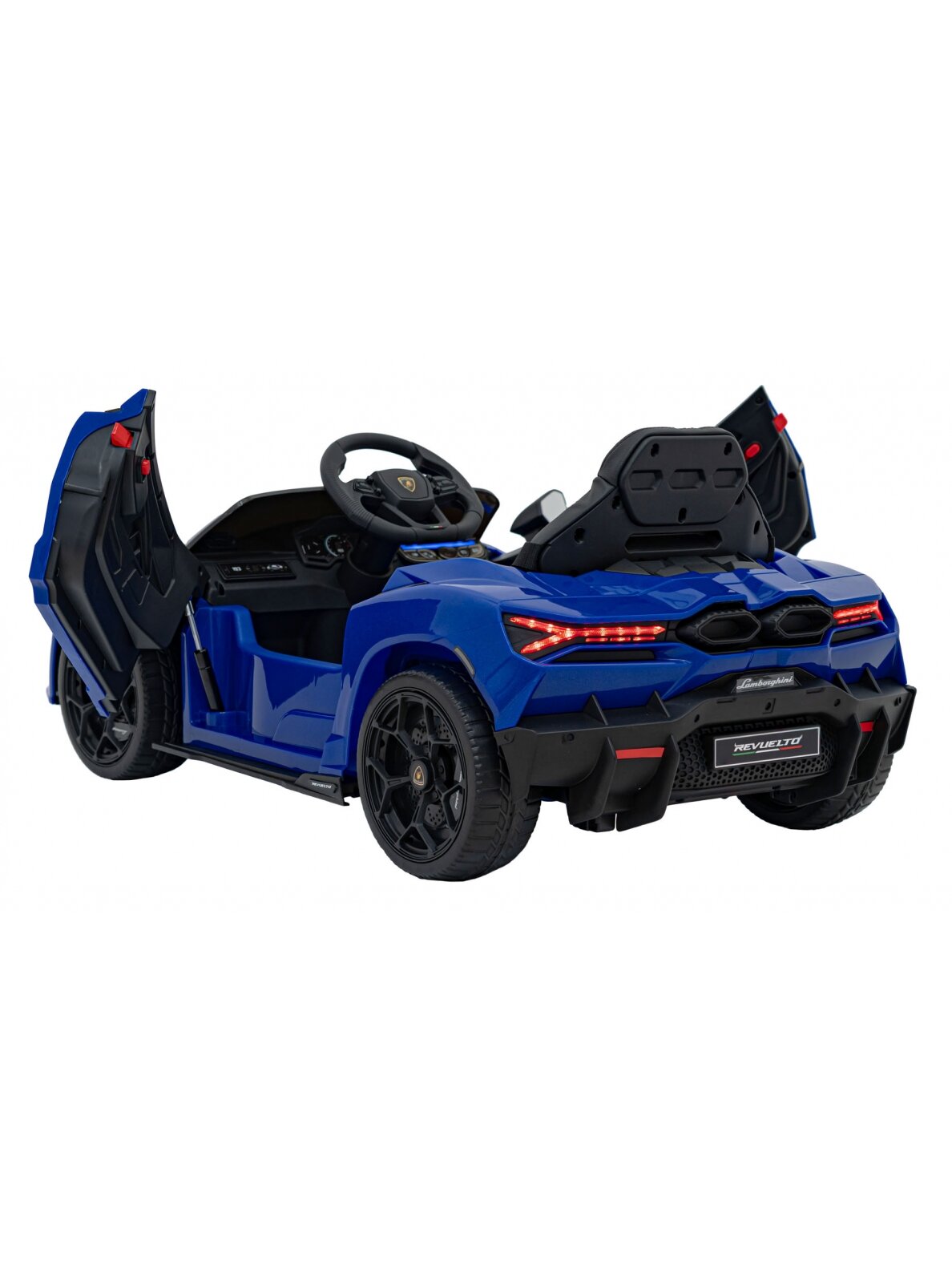 Elektromobilis vaikams Lamborghini Revuelto Blue 7 Elektromobilis vaikams Lamborghini Revuelto Blue 7