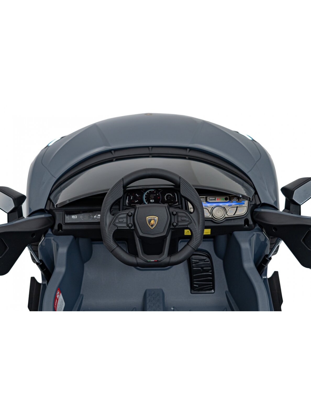 Elektromobilis vaikams Lamborghini Revuelto Gray 12 Elektromobilis vaikams Lamborghini Revuelto Gray 12