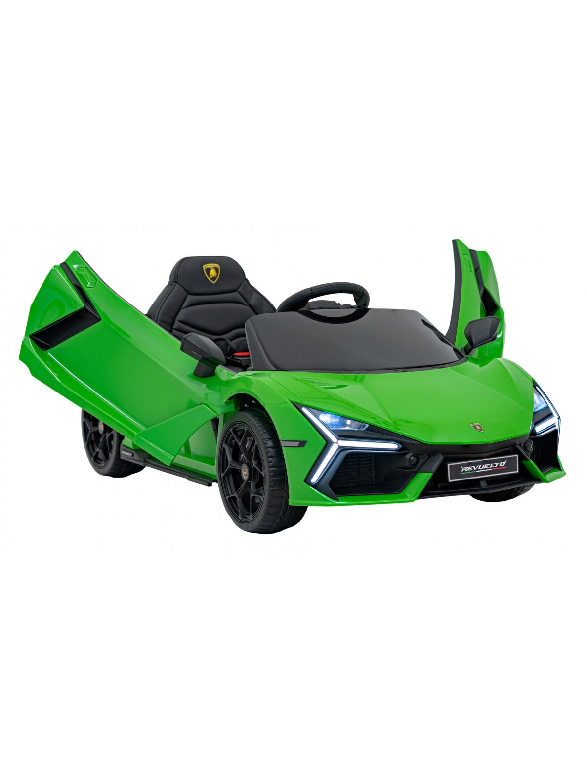 Elektromobilis vaikams Lamborghini Revuelto Green 1 Elektromobilis vaikams Lamborghini Revuelto Green 1