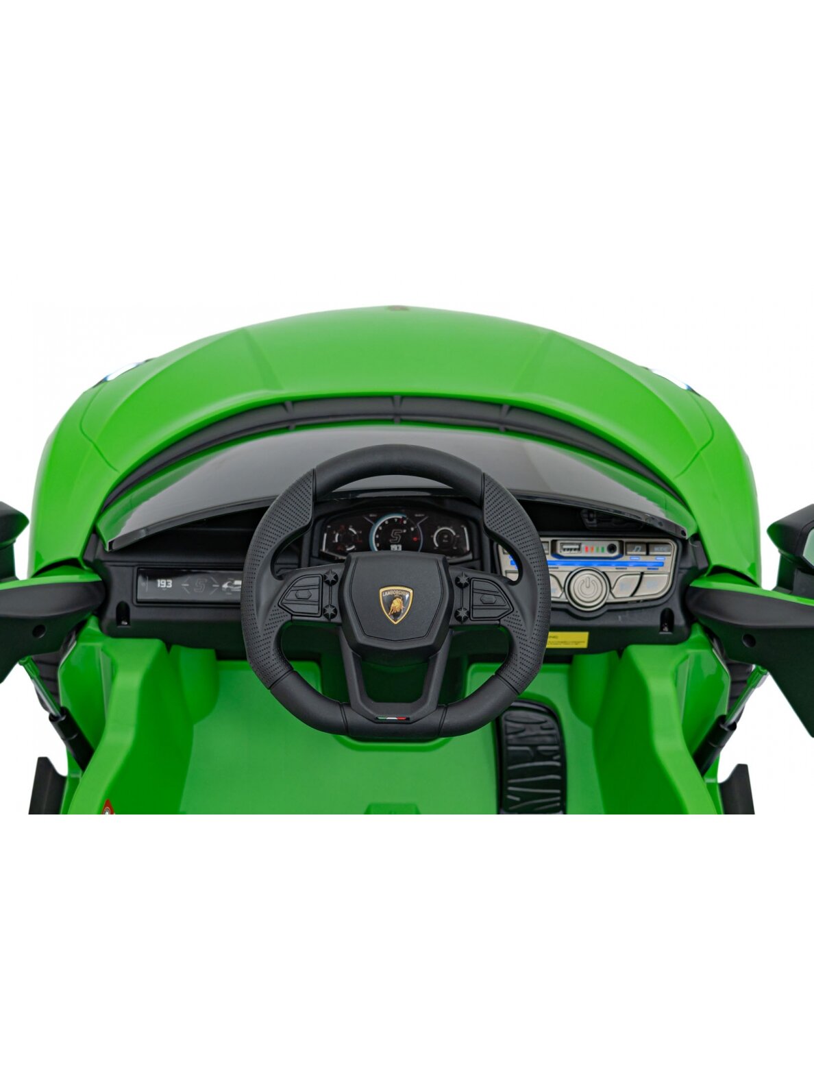 Elektromobilis vaikams Lamborghini Revuelto Green 13 Elektromobilis vaikams Lamborghini Revuelto Green 13
