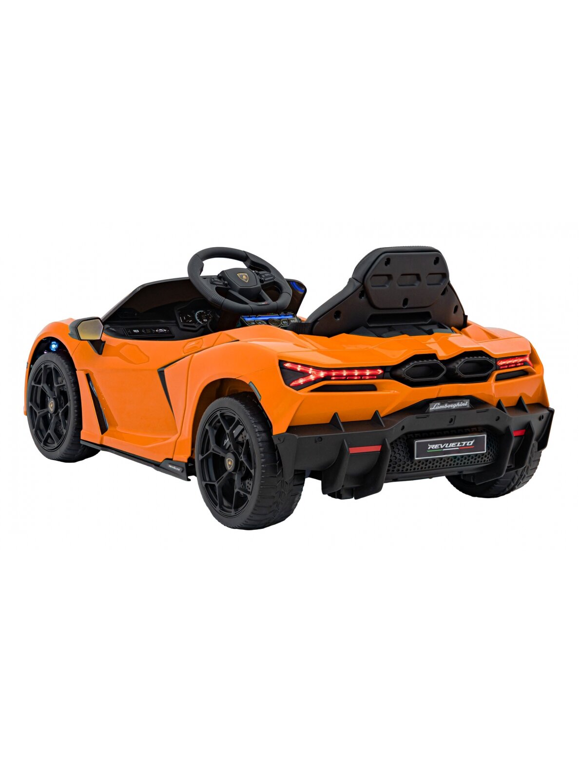 Elektromobilis vaikams Lamborghini Revuelto Orange 7 Elektromobilis vaikams Lamborghini Revuelto Orange 7