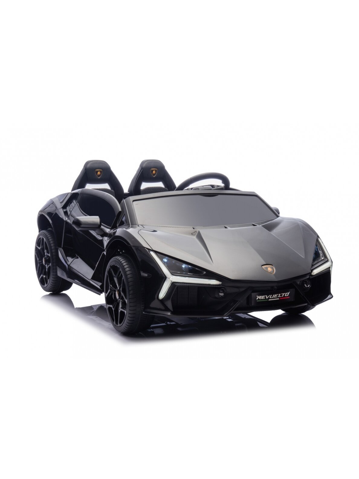 Elektromobilis vaikams Lamborghini Revuelto XL STRONG Black 3 Elektromobilis vaikams Lamborghini Revuelto XL STRONG Black 3