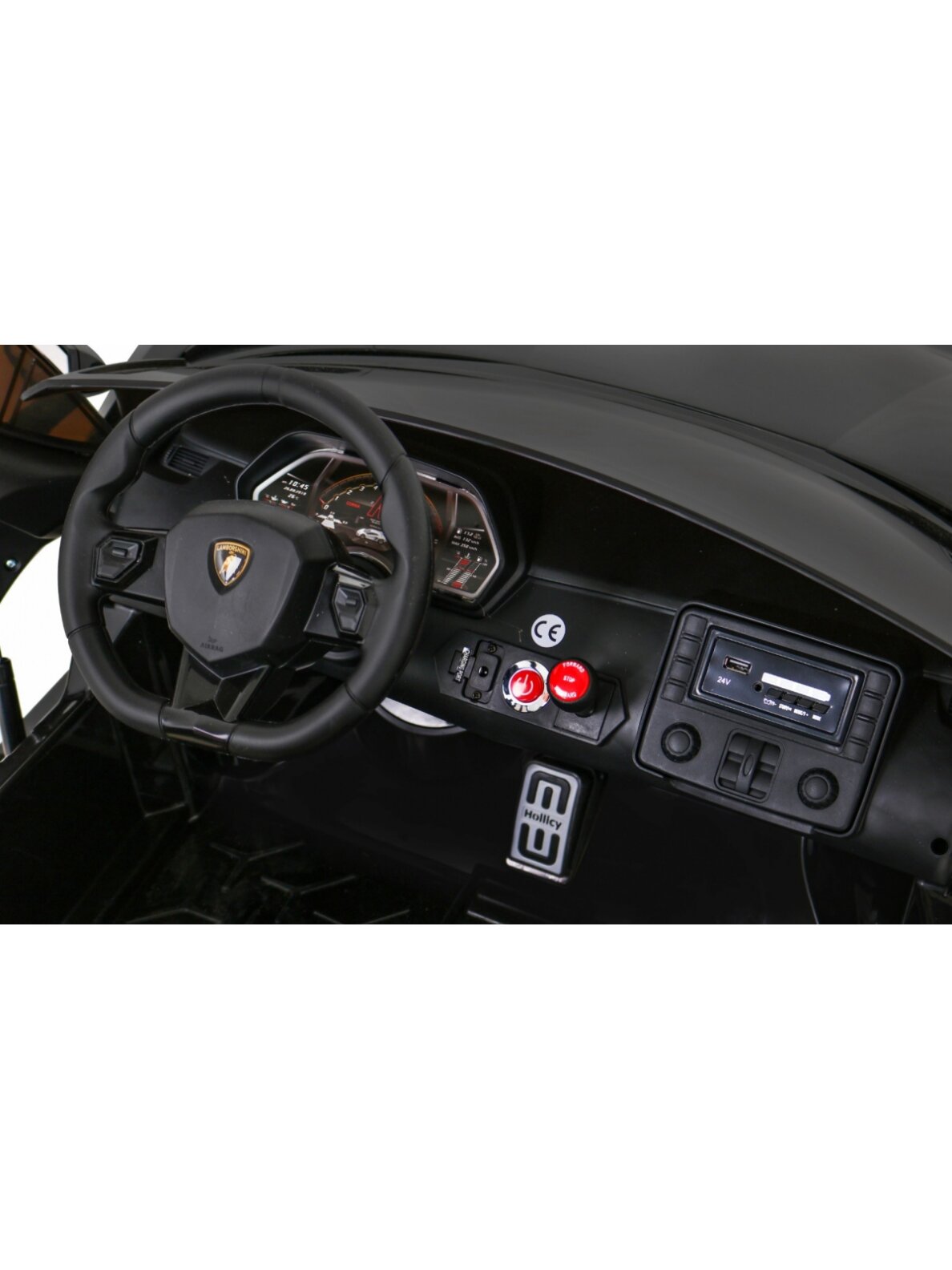 Elektromobilis vaikams Lamborghini SVJ DRIFT Black 9 Elektromobilis vaikams Lamborghini SVJ DRIFT Black 9