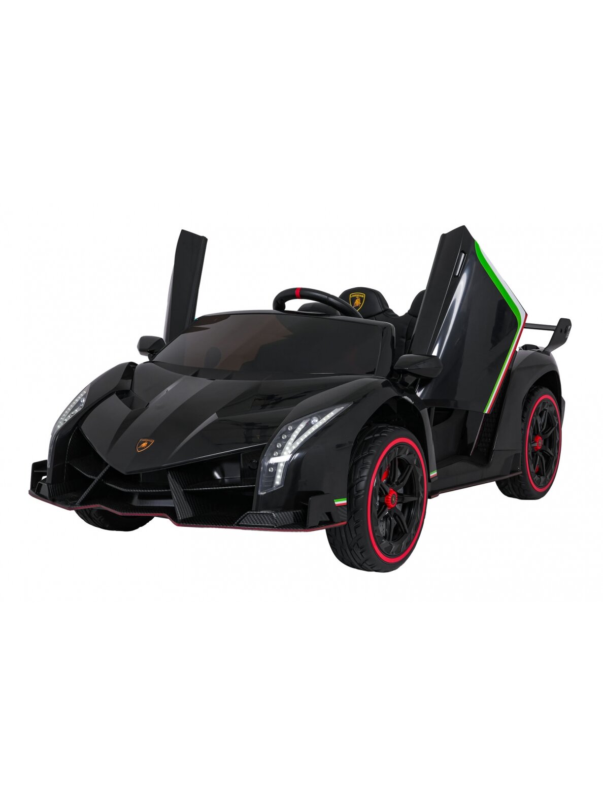 Elektromobilis vaikams Lamborghini VeneNe Black 2 Elektromobilis vaikams Lamborghini VeneNe Black 2