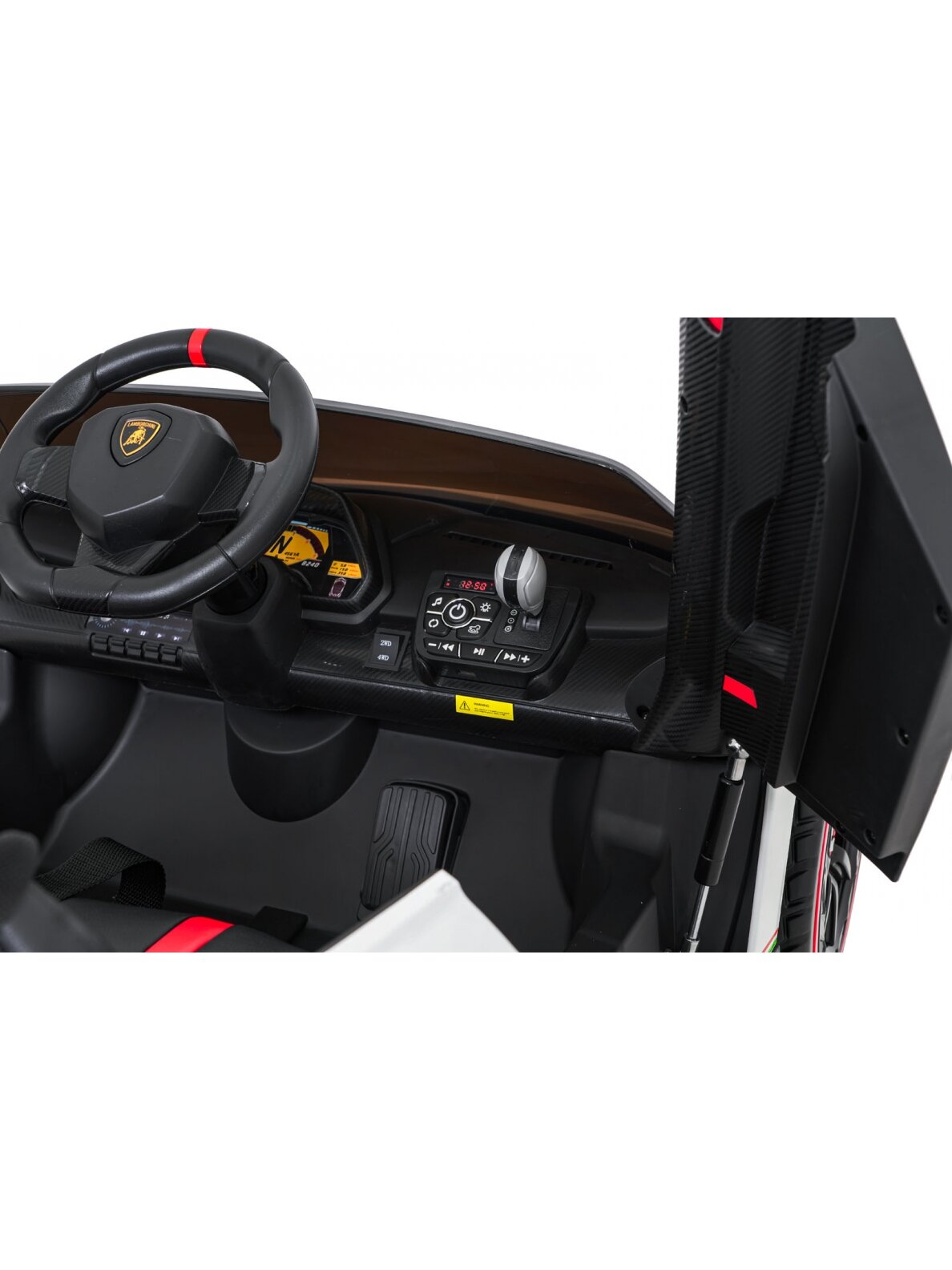 Elektromobilis vaikams Lamborghini VeneNe White 14