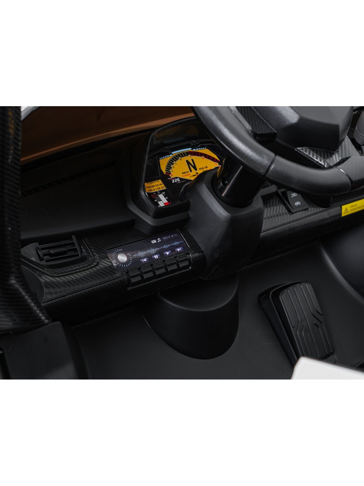 Elektromobilis vaikams Lamborghini VeneNe White 16 Elektromobilis vaikams Lamborghini VeneNe White 16