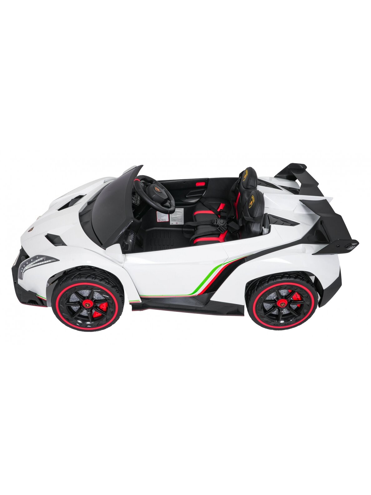 Elektromobilis vaikams Lamborghini VeneNe White 8 Elektromobilis vaikams Lamborghini VeneNe White 8