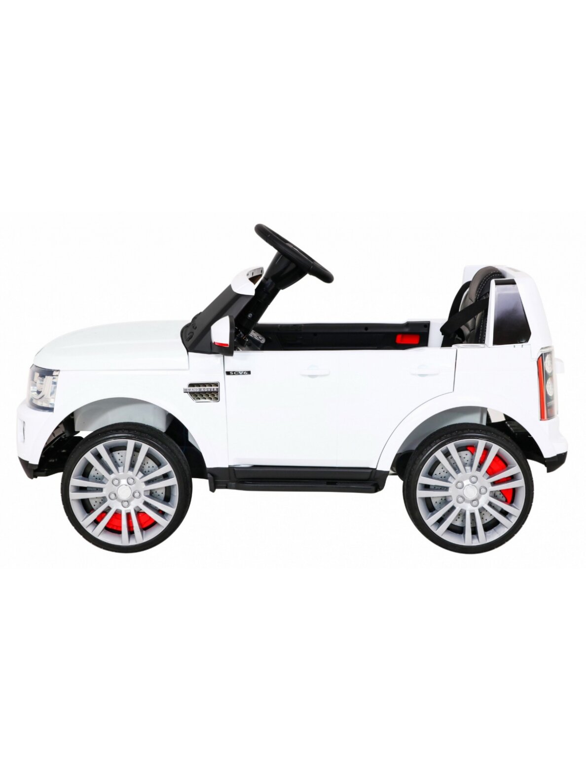 Elektromobilis vaikams Land Rover DisDangay White 3 Elektromobilis vaikams Land Rover DisDangay White 3