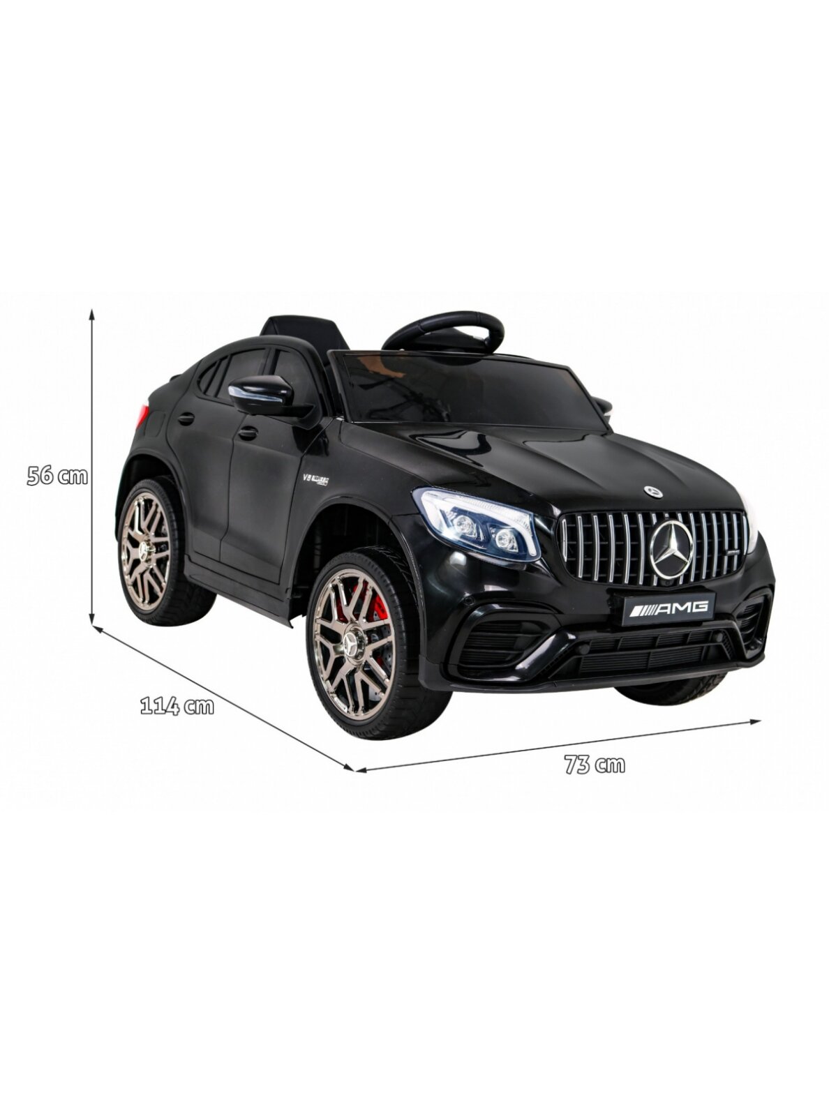 Elektromobilis vaikams Mercedes Benz GLC63S Black 1 Elektromobilis vaikams Mercedes Benz GLC63S Black 1