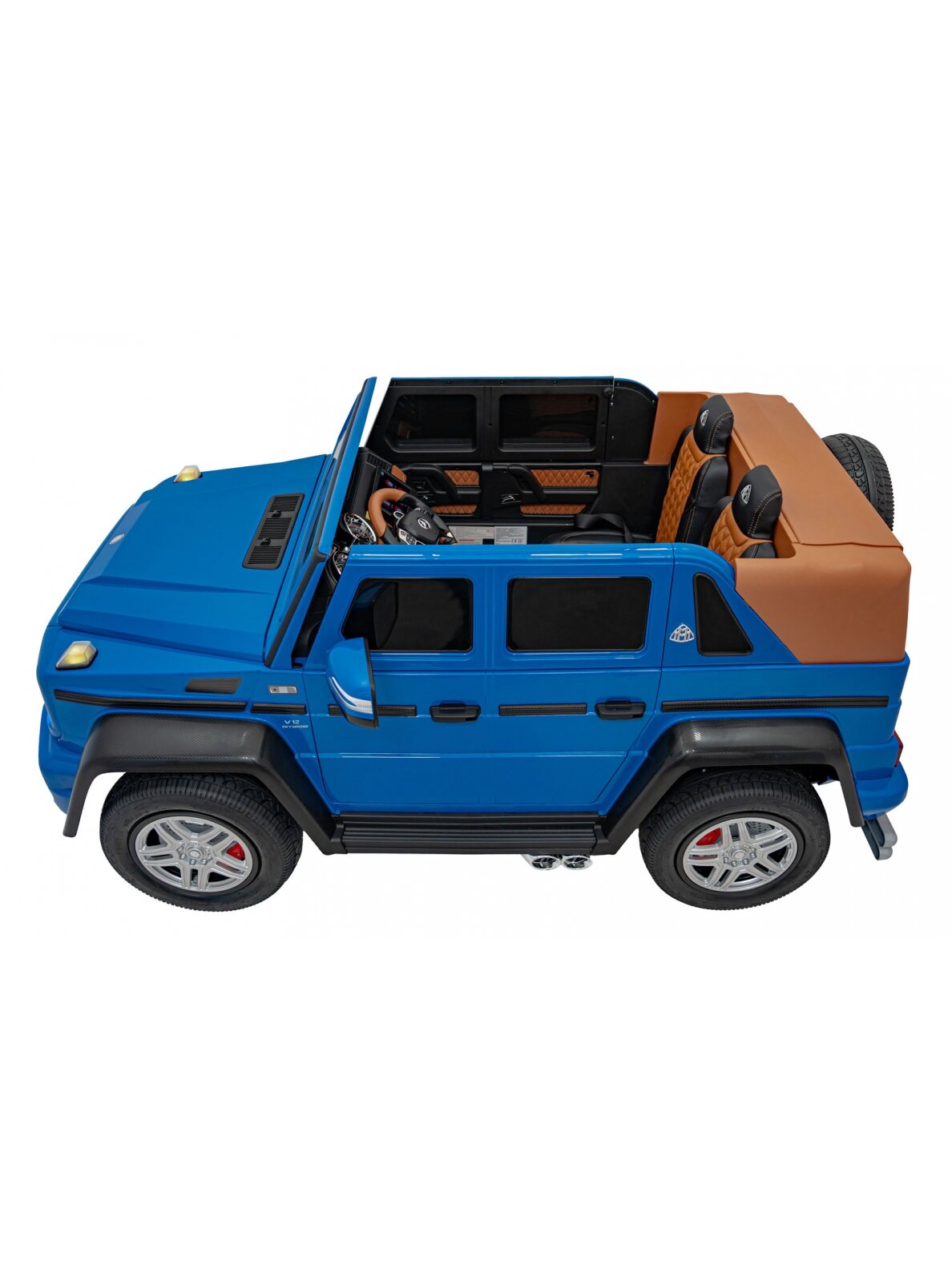 Elektromobilis vaikams Mercedes Benz MAYBACH G650 STRONG Blue 4 Elektromobilis vaikams Mercedes Benz MAYBACH G650 STRONG Blue 4