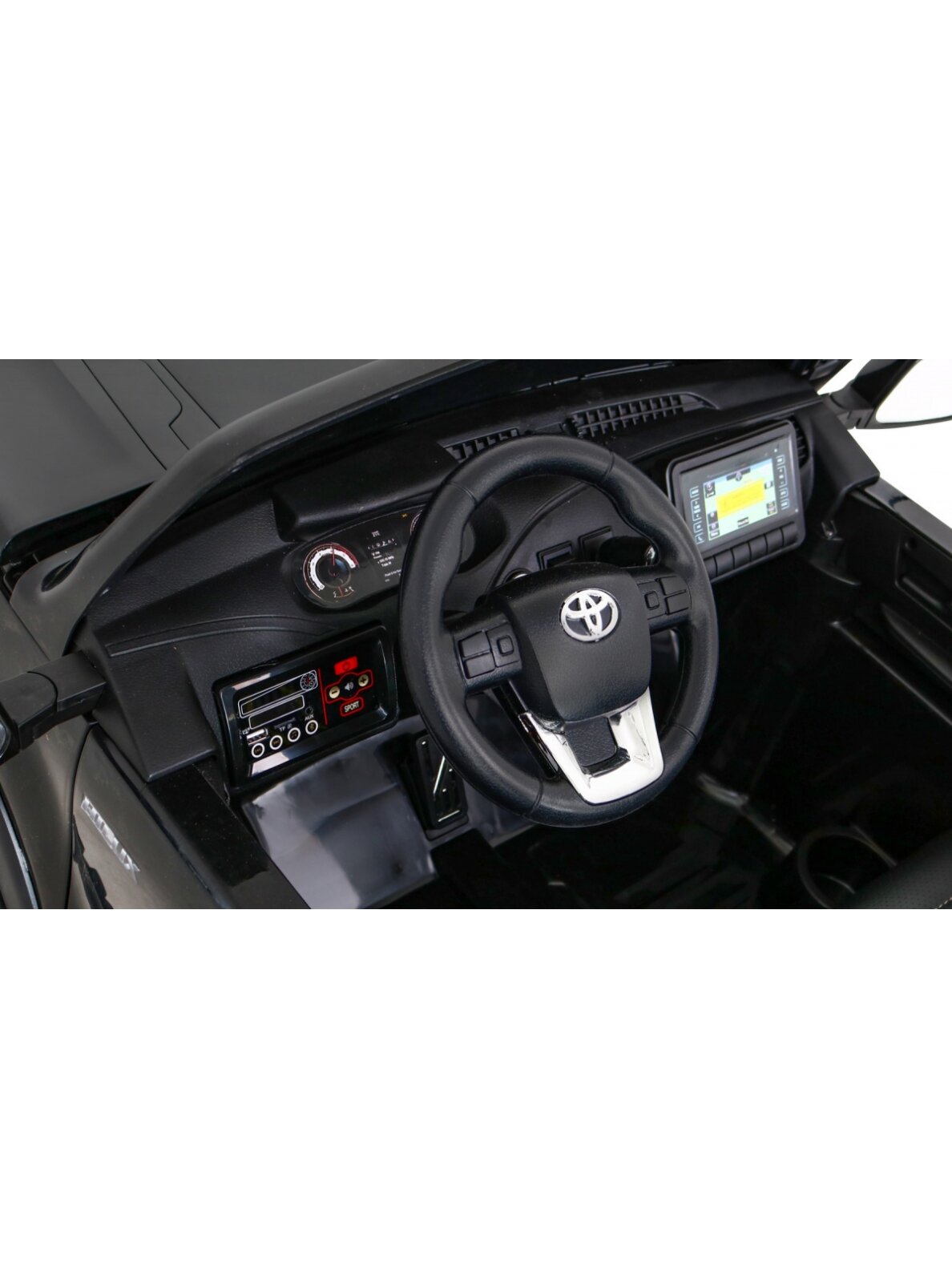 Elektromobilis vaikams Toyota Hilux Black 8