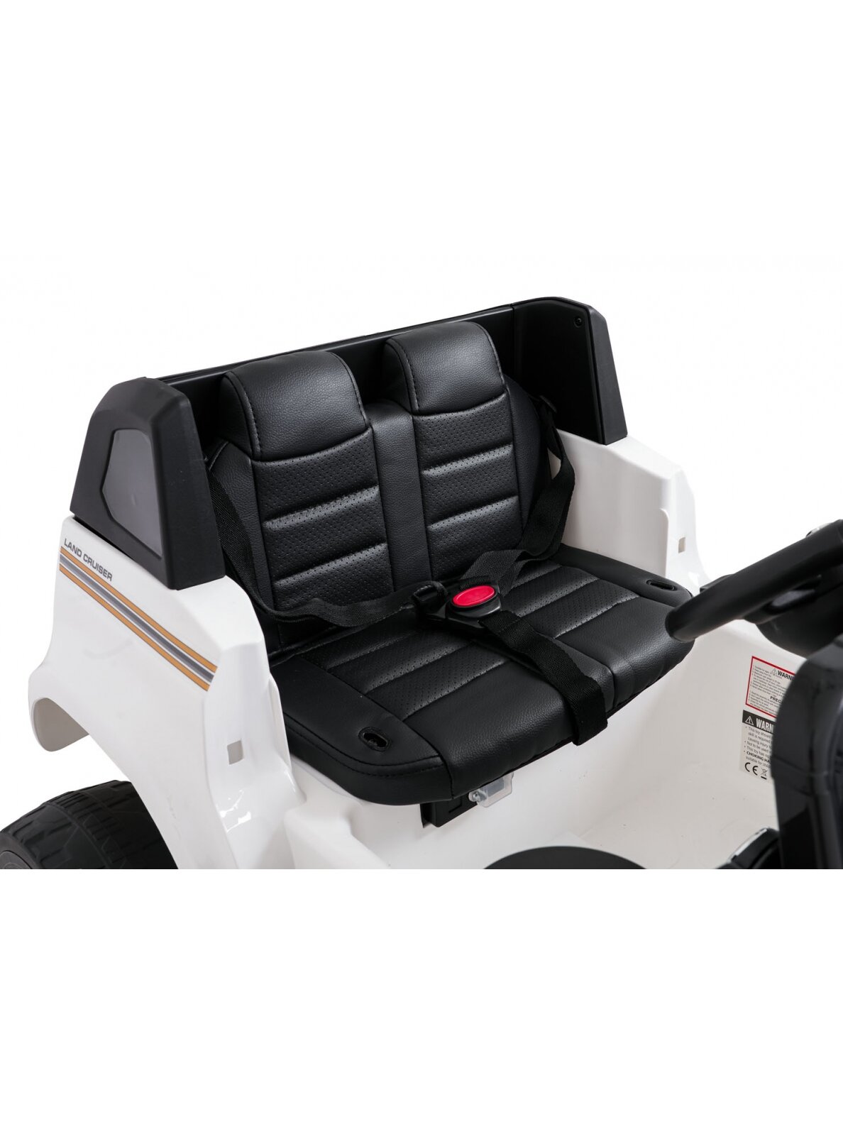 Elektromobilis vaikams Toyota Land Cruiser PRADO White 13 Elektromobilis vaikams Toyota Land Cruiser PRADO White 13