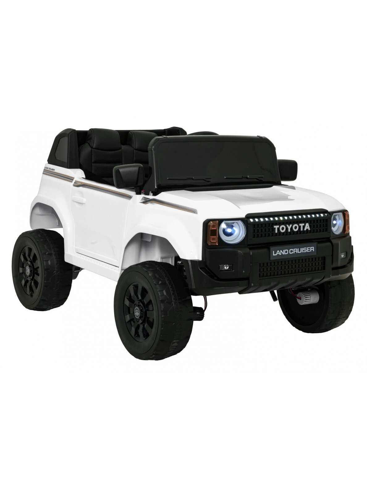 Elektromobilis vaikams Toyota Land Cruiser PRADO White 3