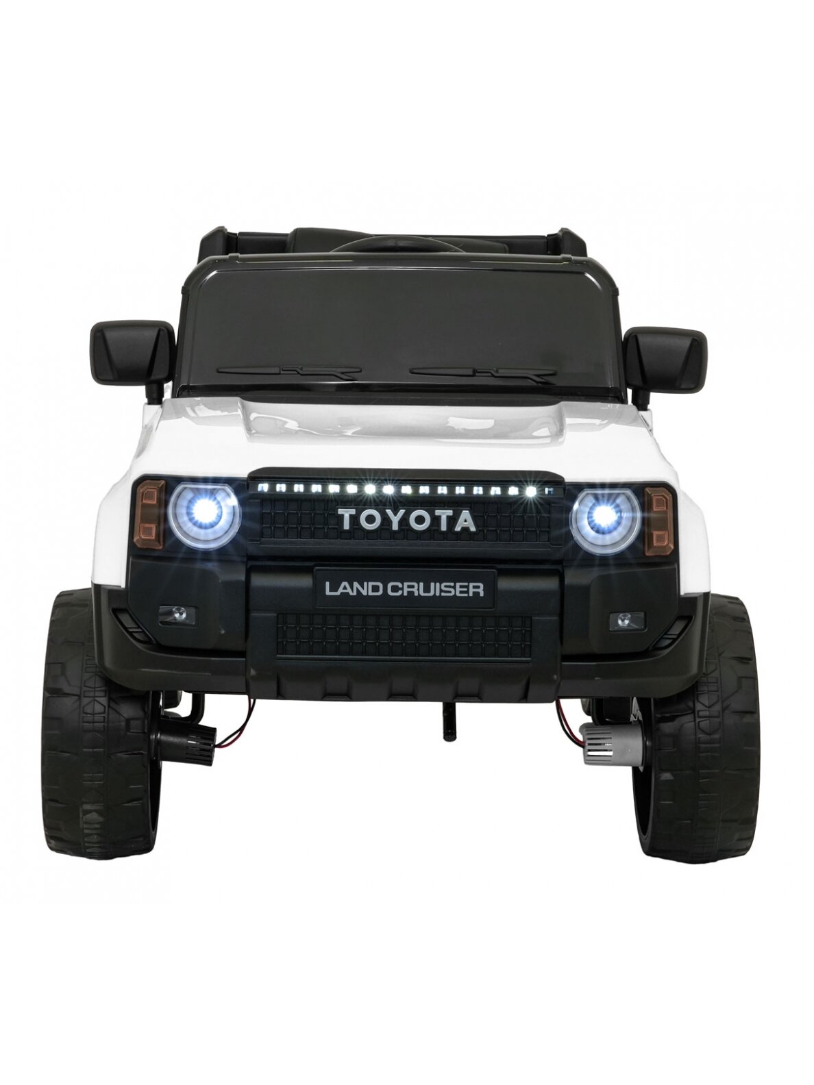 Elektromobilis vaikams Toyota Land Cruiser PRADO White 6 Elektromobilis vaikams Toyota Land Cruiser PRADO White 6