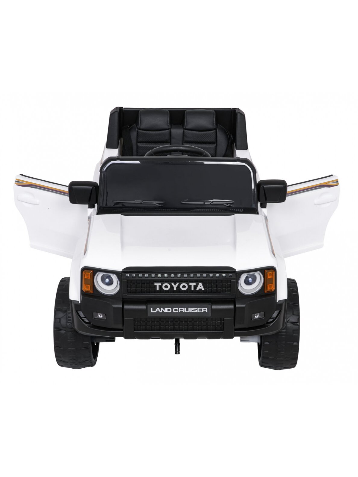 Elektromobilis vaikams Toyota Land Cruiser PRADO White 8 Elektromobilis vaikams Toyota Land Cruiser PRADO White 8