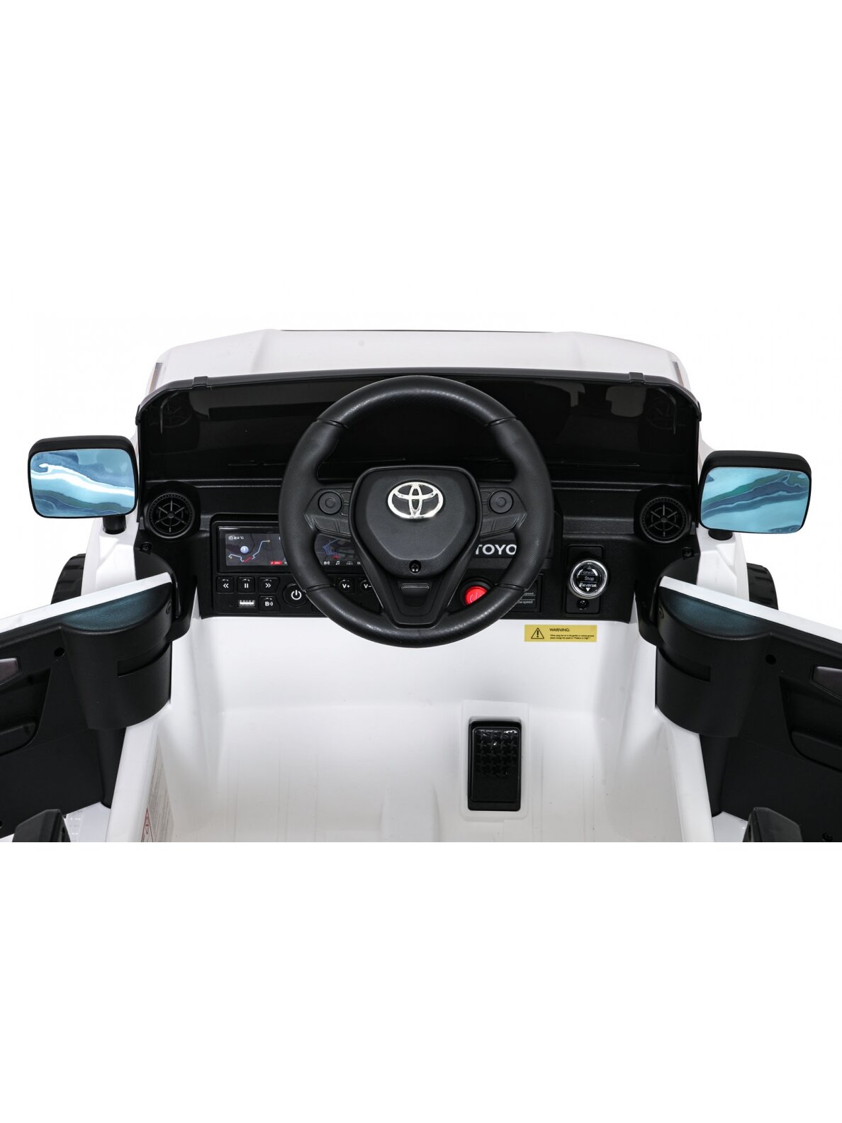 Elektromobilis vaikams Toyota Land Cruiser PRADO White 9 Elektromobilis vaikams Toyota Land Cruiser PRADO White 9