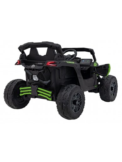 Elektromobilis vaikams ATV CAN-AM Maverick Green 6 Elektromobilis vaikams ATV CAN-AM Maverick Green 6