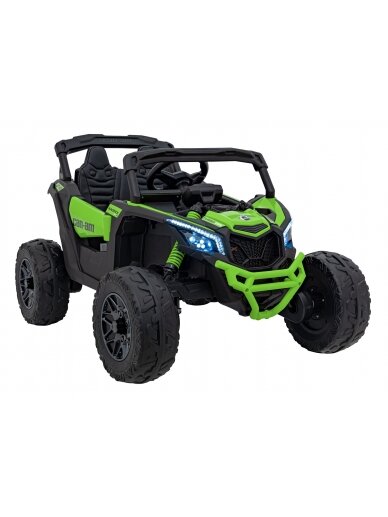 Elektromobilis vaikams ATV CAN-AM Maverick Green