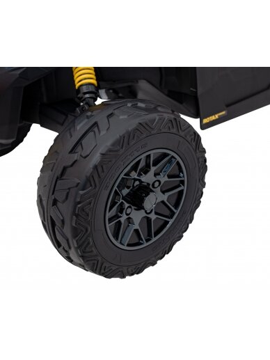 Elektromobilis vaikams ATV CAN-AM Maverick Yellow 11