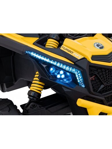 Elektromobilis vaikams ATV CAN-AM Maverick Yellow 12