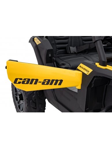 Elektromobilis vaikams ATV CAN-AM Maverick Yellow 17