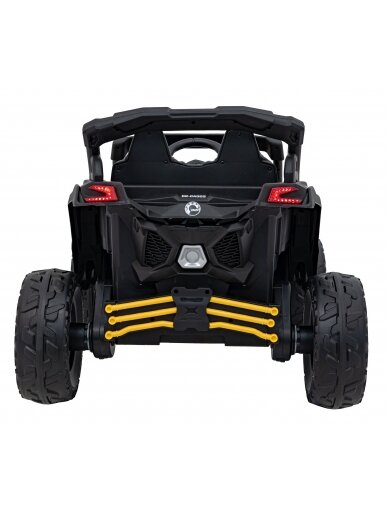 Elektromobilis vaikams ATV CAN-AM Maverick Yellow 5 Elektromobilis vaikams ATV CAN-AM Maverick Yellow 5